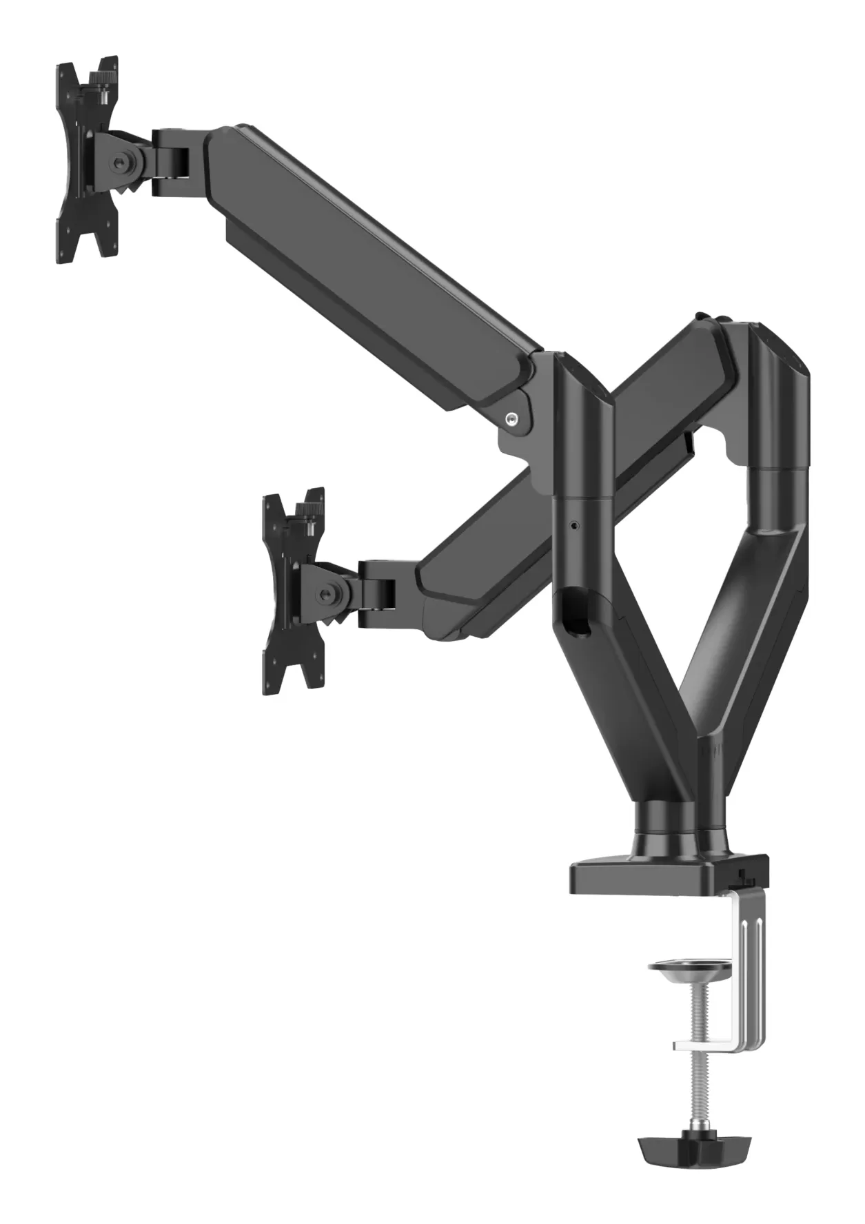 Brazo Articulador Para Dos Monitores Naceb (NA-0214), Brazo Articulador Para Dos Monitores Na-0214 Negro Dsa2102 - Imagen 4