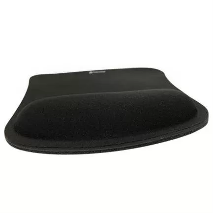 Mouse Pad Nextep NE-418R color Negro material Gel con Descansa Muñecas Tela Memory foam y Goma