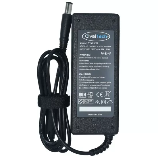 Cargador / Adaptador para Laptop OTAC-E52 OVALTECH de 90W 19.5V 4.62A (7.4*5.0) Pin Central - Imagen 2