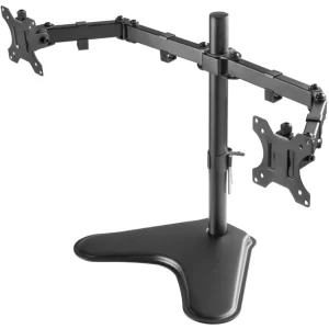 Soporte de Escritorio OVALTECH OVME-D1332 para 2 Monitores LCD de 13 pulgadas a 32 pulgadas (Resistencia 8kgs)