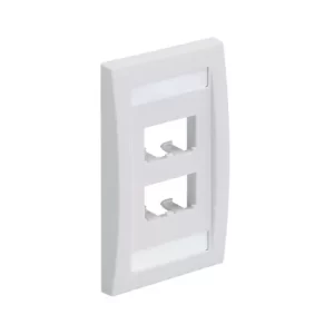 Placa Ejecutiva PANDUIT CFPE4WHY, Color blanco