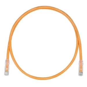 Cable de Parcheo PANDUIT UTPSP7ORY, 7 pies de largo, Categoría 6, color NARANJA
