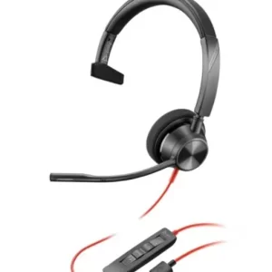 HP Poly Blackwire 3315, Alambricos, USB-A ,Monoaural, certificacion Microsoft Teams