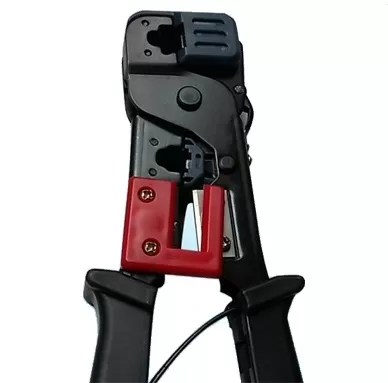 Pinza Crimpeadora RJ11/RJ12/RJ45 BROBOTIX, Negro, RJ-45 - Imagen 2