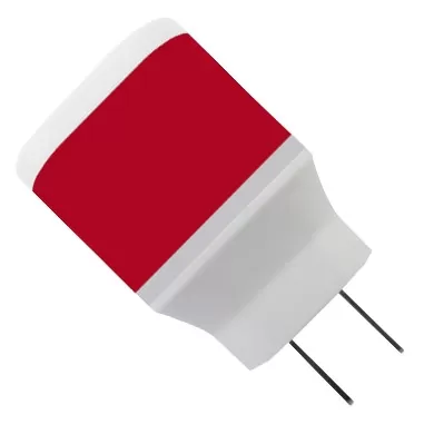 CARGADOR BROBOTIX BROBOTIX 2 PTS USB 161264R, Rojo, Pared, 5 V - Imagen 3