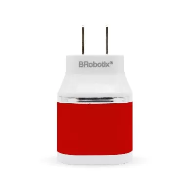 CARGADOR BROBOTIX BROBOTIX 2 PTS USB 161264R, Rojo, Pared, 5 V - Imagen 6