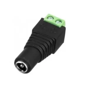 ADAPTADOR TIPO JACK BROBOTIX 170120, DC, Hembra, Negro, Cobre
