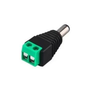 ADAPTADOR TIPO JACK BROBOTIX 170144, Plug Vcd, Macho, Negro, Cobre