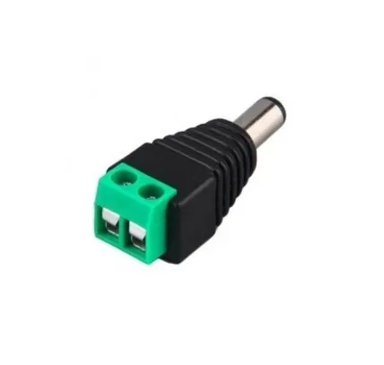 ADAPTADOR TIPO JACK BROBOTIX 170144, Plug Vcd, Macho, Negro, Cobre
