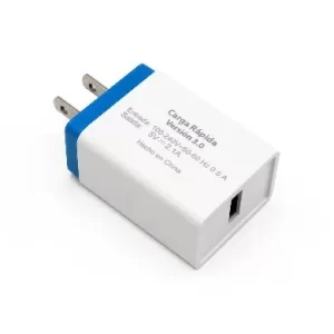 CARGADOR BROBOTIX USB C/CABLE TIPO C CARGA RÁPIDA 963332, Blanco - Azul, Pared, 5 V, 1 Puerto USB V3.0
