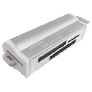Lector USB BROBOTIX 180420P, Plata, USB 2.0