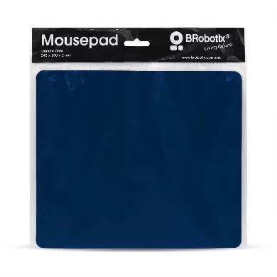 Mouse Pad Ultra Delgado Azul Marino con Bolsa BROBOTIX 695157 - Imagen 3