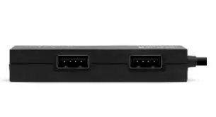 Hub USB V2.0, Compacto, 4 Puertos, Negro BROBOTIX 497677, USB V2.0, 4 puertos, 480 Mbit/s, Negro - Imagen 2