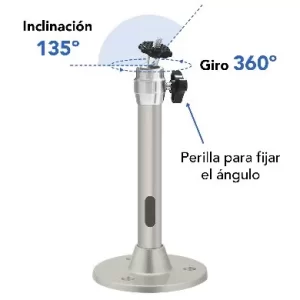 Soporte Universal Mini de Aluminio para Proyector, Techo/Pared, 5 kg 963838 BRobotix