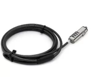 Candado de Combinación, NANO (NANOSAVER ), P/Portátiles, Acero, Negro, BROBOTIX 6000298