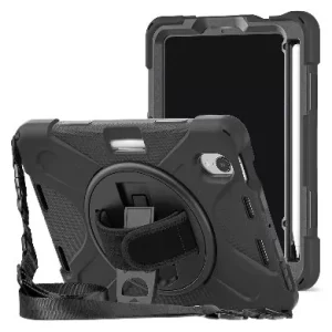 FUNDA PROTECTOR C/CORREA, USO RUDO, GIRO 360º, P/IPAD MINI 6TA GENERACIÓN, 8.9, C/MICA, BROBOTIX 6000557