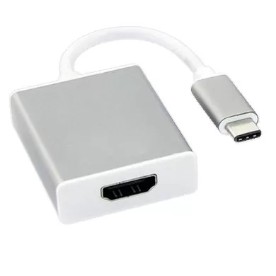 Convertidor USB Tipo C a HDMI BROBOTIX 569441, Blanco
