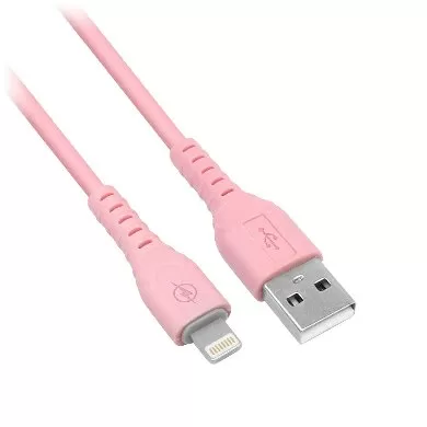 COMBO CARGA RÁPIDA: CARGADOR USB V3.0 + CABLE LIGHTNING. ROSA (6001363), Brobotix - Imagen 3