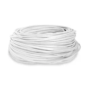 Bobina UTP, CAT5e, 305 m, Interior, Blanco, CCA, en Caja Protectora, c/Tubo Despachador, Metreada, Ideal p/ RED / CCTV, BROBOTIX 6001684