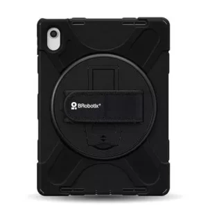 FUNDA PROTECTOR C/CORREA, USO RUDO, GIRO 360º , P/IPAD 10.9, 10MA GENERACIÓN, C/MICA, BROBOTIX, 6005231