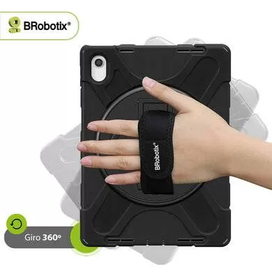 FUNDA PROTECTOR C/CORREA, USO RUDO, GIRO 360º , P/IPAD 10.9, 10MA GENERACIÓN, C/MICA, BROBOTIX, 6005231 - Imagen 4