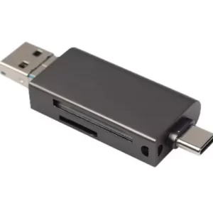 LECTOR OTG SD y MICRO SD USB TIPO A, MICRO USB Y TIPO C 6006085 BROBOTIX