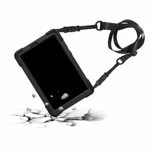 FUNDA PROTECTOR C/CORREA, USO RUDO, GIRO 360°, PARA LENOVO TAB M8, TB300FU (2023), TB301XU (2024), 8 PULGADAS, CON MICA, BROBOTIX 6005187