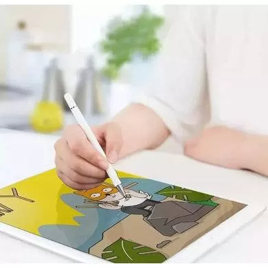 Lápiz-Pluma Stylus Capacitiva, para Tableta, Celular, Pantallas Touch, Universal, Blanca, 6007174, BROBOTIX - Imagen 2