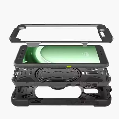 FUNDA PROTECTOR C/CORREA, USO RUDO, GIRO 360º , P/SAMSUNG GALAXY ACTIVE 5, 8.0 Pulgadas, C/MICA, X300 Y X306, BROBOTIX 6007068 - Imagen 2