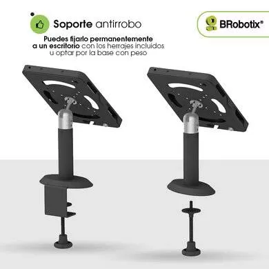 SOPORTE PARA IPAD 10MA Y 11VA GENERACIÓN, ANTIRROBO CON INCLINACIÓN Y GIRO DE 360°, 406474 BROBOTIX