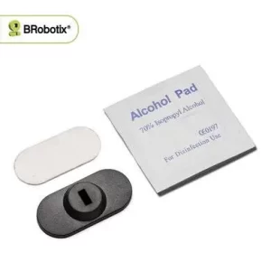 ANCLA P/CANDADO DE SEGURIDAD K-SLOT (MICROSAVER), P/LAPTOP,TABLET, CELULAR, TIPO PLACA C/ADHESIVO, COLOR NEGRO, BROBOTIX 406283