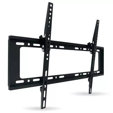 SOPORTE DE PARED FIJO PARA TV DE 32 A 85 PULGADAS, DE ACERO, RESISTENCIA 55KG, C/INCLINACIÓN DE 12 GRADOS, 406047, BROBOTIX