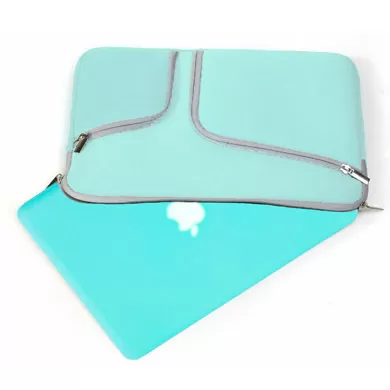 Funda, 15.4 Pulgadas, p/Laptop, Neopreno, Menta, BROBOTIX 457896M - Imagen 4