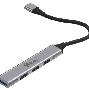 Adaptador HUB 4 En 1 Stylos. STCBHUB42G