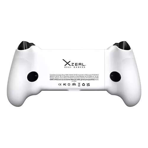 Gamepad Xzeal XZ-420 Tipo C Blanco Gris - Imagen 2