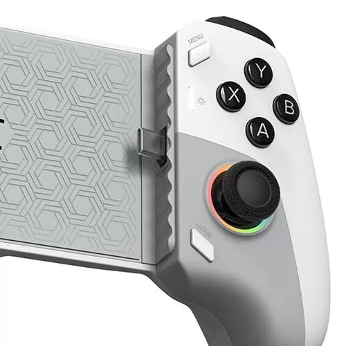 Gamepad Xzeal XZ-420 Tipo C Blanco Gris - Imagen 3