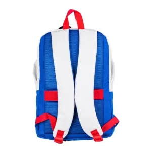 BACKPACK NASA NSB22320-1 marca TechZone Laptop Backpack 15.6 pulgadas en poliester, color azul con blanco y bolsas laterales