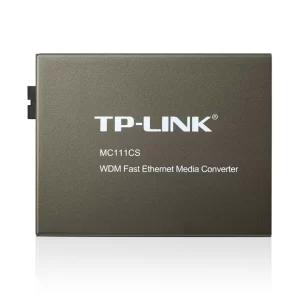CONVERTIDOR MULTIMEDIA WDM DE 10/100MBPS TP-LINK MC112CS DE RECEPCIÓN Y TRANSMISIÓN DE DATOS EN UNA FIBRA