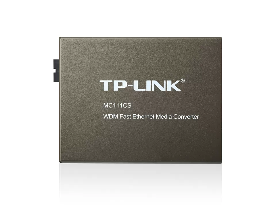 CONVERTIDOR MULTIMEDIA WDM DE 10/100MBPS TP-LINK MC112CS DE RECEPCIÓN Y TRANSMISIÓN DE DATOS EN UNA FIBRA