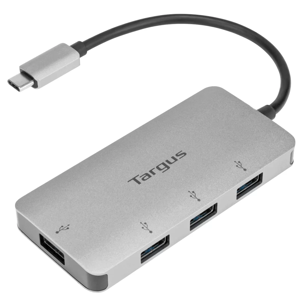 Hub Targus USB-C a 4 port USB-A 3.0 ACH226BT color gris