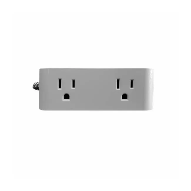 Tira multicontacto HN8U5WC2, 8 tomas de corriente espaciadas. 2 USB A, 2 USB C