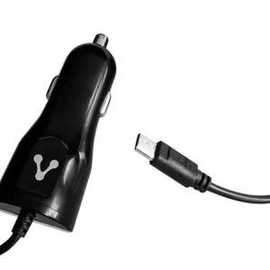 Cargador cable micro USB VORAGO AU-303, Negro, 2.4A USB 1.0A