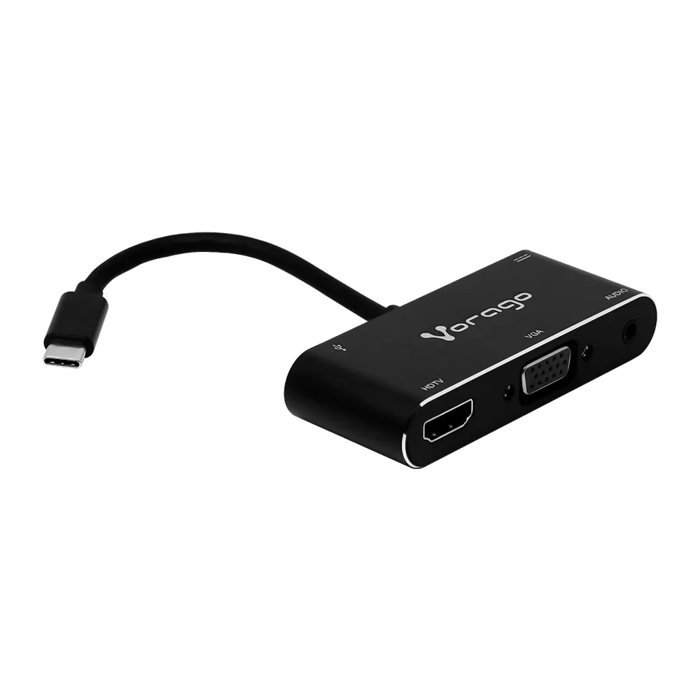 Convertidor Vorago 5 en 1 ADP-350 Usb tipo C a HDMI, VGA, Usb 3.0, Jack 3.5MM, PD - Imagen 4