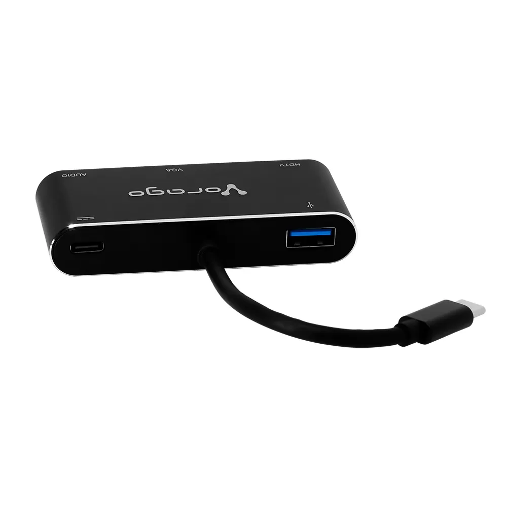 Convertidor Vorago 5 en 1 ADP-350 Usb tipo C a HDMI, VGA, Usb 3.0, Jack 3.5MM, PD - Imagen 5