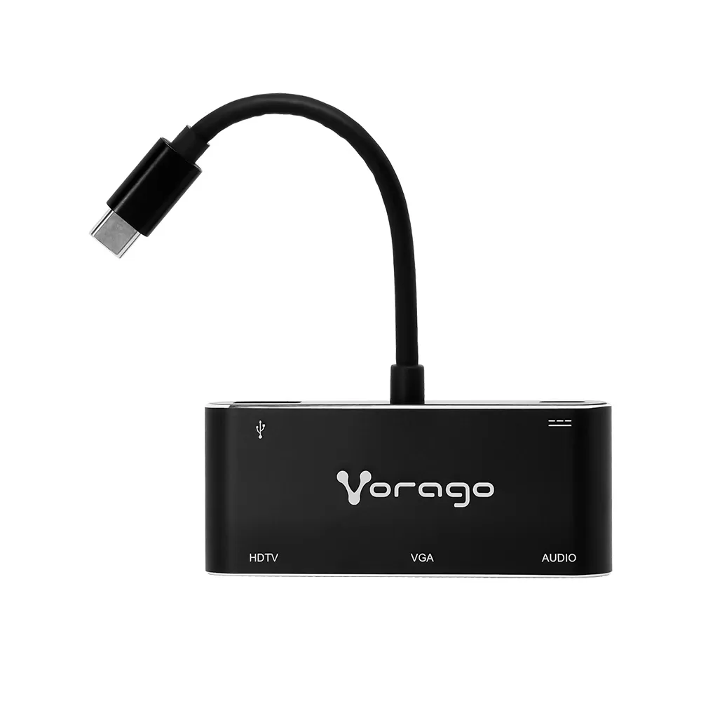 Convertidor Vorago 5 en 1 ADP-350 Usb tipo C a HDMI, VGA, Usb 3.0, Jack 3.5MM, PD - Imagen 6