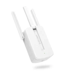 EXTENSOR WIFI DE 300MBPS MERCUSYS MW300RE CON TRES ANTENAS DE ALTO ALCANCE PARA MAYORES CONEXIONES