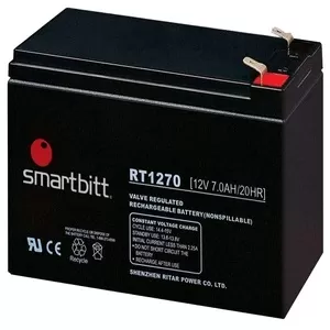Batería de Reemplazo SMARBITT SBBA12-7, Negro, 12 V, 7 Ah - Imagen 2