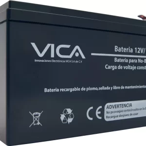 Batería de Reemplazo VICA 12V/7A - Tipo de acumulador: Plomo/Paquete sellado libre de mantenimiento - Tiempo de vida útil 5 años aprox.