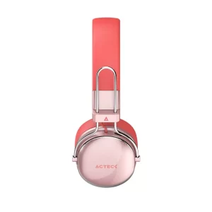 Audífonos Inalámbricos Bluetooth Luxe Chic HP710 Acteck Elite Series Duración de batería hasta 30h, Color Salmon. AC-940894