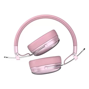 Audífonos Inalámbricos Bluetooth Luxe Chic HP710 Acteck Elite Series Duración de batería hasta 30h, Color Rosa. AC-940900